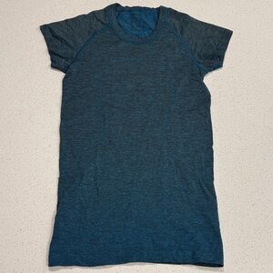 Lululemon Athletica Dark Blue Short Sleeve Tee